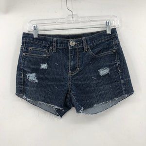 CALVIN KLEIN distressed denim vintage jean shorts